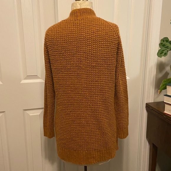 Pink Clover Burnt Orange Long Knit Cardigan - Picture 3 of 6